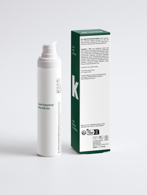 Kinrue Daily Moisturiser — Sensitive Skin — updated Kinrue packaging